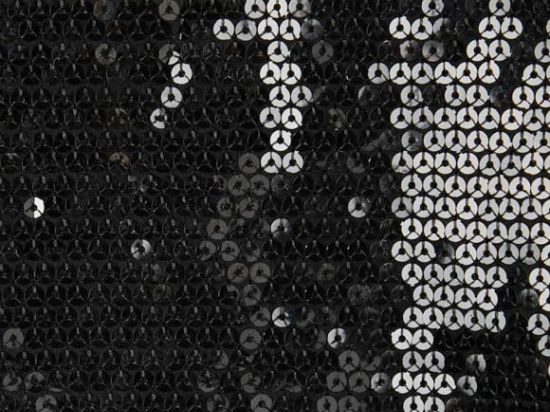 Sparkling Glitter Fabric 135cm B1