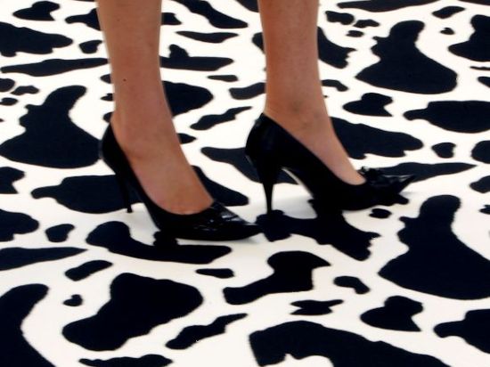 Moquette Imprimée Vache 2m Cfl-s1