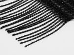 Black Noodle String Curtain 300cm x 400cm B1