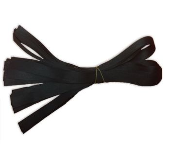 Nouettes Coton Noir 70cm x 2cm Paquets de 20