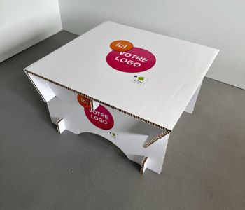 Table Basse en Carton Imprimé