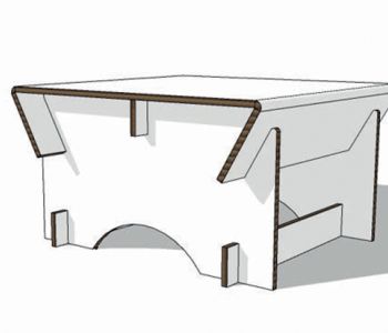 Table Basse en Carton